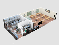 餐饮厨具公司告诉你快餐店好色先生APP下载安装功能区如何设计